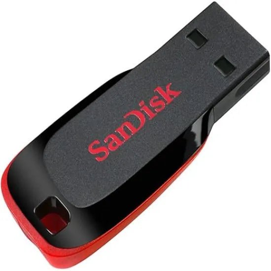 SanDisk Cruzer Blade 32GB USB 2.0 Flash Memory Black - AHW Store
