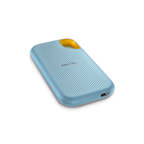 SanDisk Extreme Portable SSD 1TB USB 3.2 External SDSSDE61 - 1T00 - G25B Solid State Drive Sky Blue - AHW Store