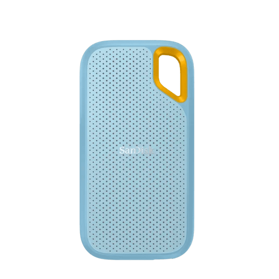 SanDisk Extreme Portable SSD 1TB USB 3.2 External SDSSDE61 - 1T00 - G25B Solid State Drive Sky Blue - AHW Store