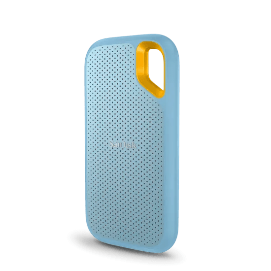 SanDisk Extreme Portable SSD 1TB USB 3.2 External SDSSDE61 - 1T00 - G25B Solid State Drive Sky Blue - AHW Store
