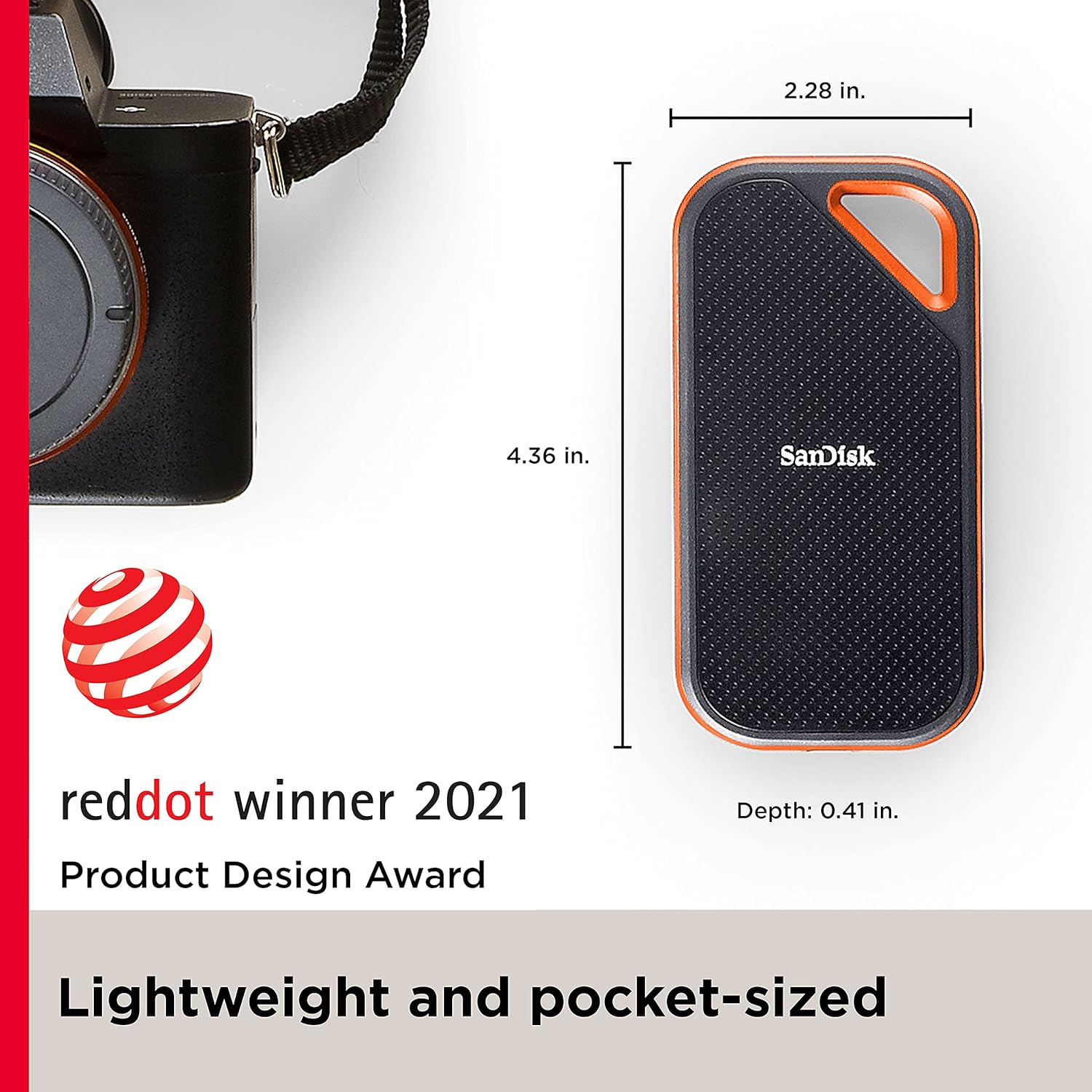 SanDisk Extreme PRO 4TB Portable SSD - Read/Write Speeds up to 2000MB/s, USB 3.2 Gen 2x2, Forged Alu - AHW Store