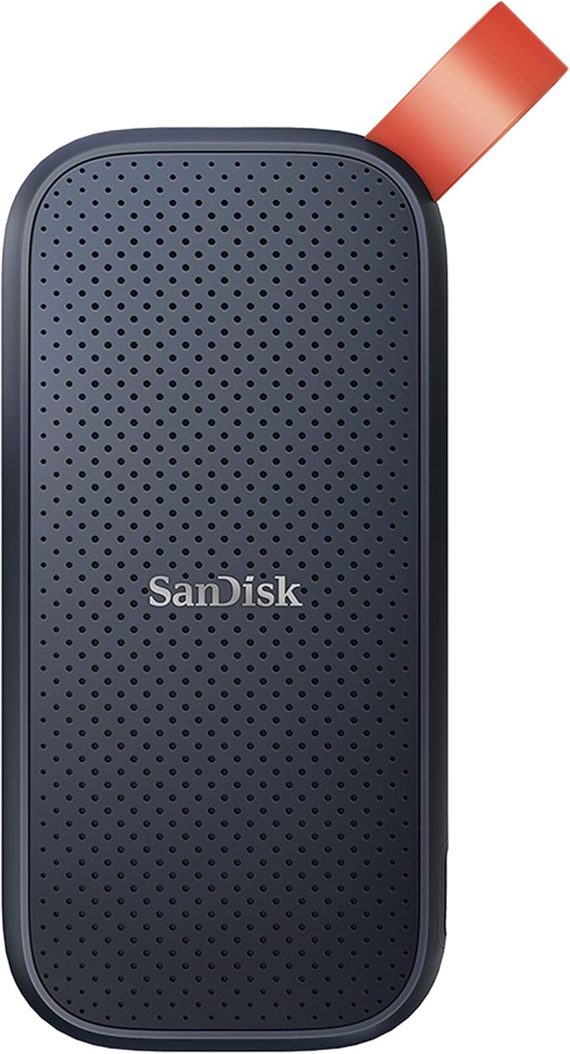 SanDisk Portable SSD 1TB - Up to 800MB/s, USB - C, USB 3.2 Gen 2 - SDSSDE30 - 1T00 - G26 - AHW Store