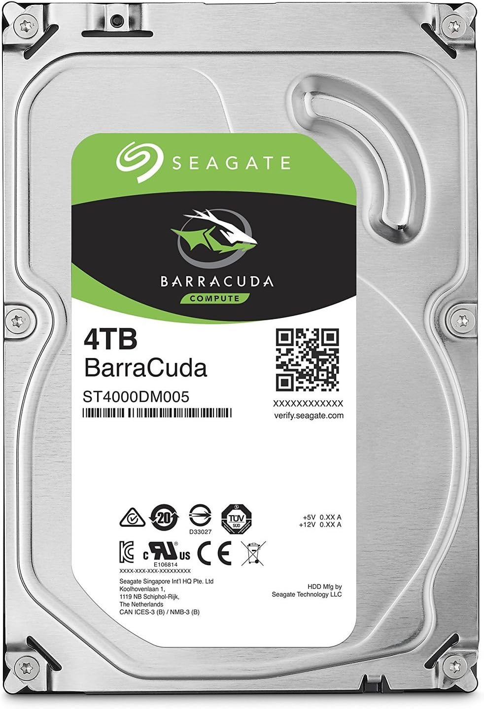Seagate BarraCuda 4 TB 3.5 inch Internal Hard Drive (64 MB Cache SATA 6 GB/s up to 180 MB/s) - AHW Store