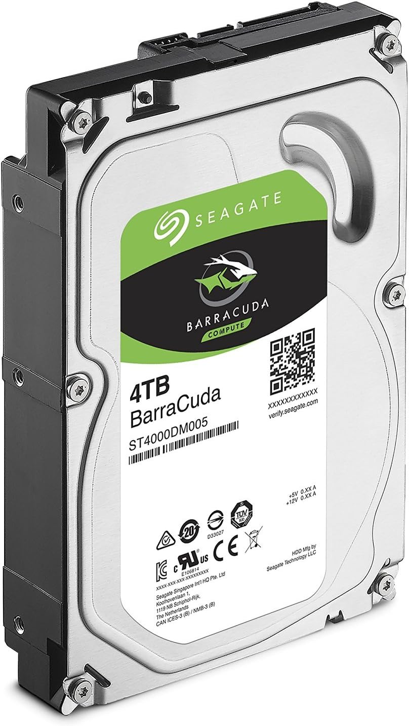 Seagate BarraCuda 4 TB 3.5 inch Internal Hard Drive (64 MB Cache SATA 6 GB/s up to 180 MB/s) - AHW Store