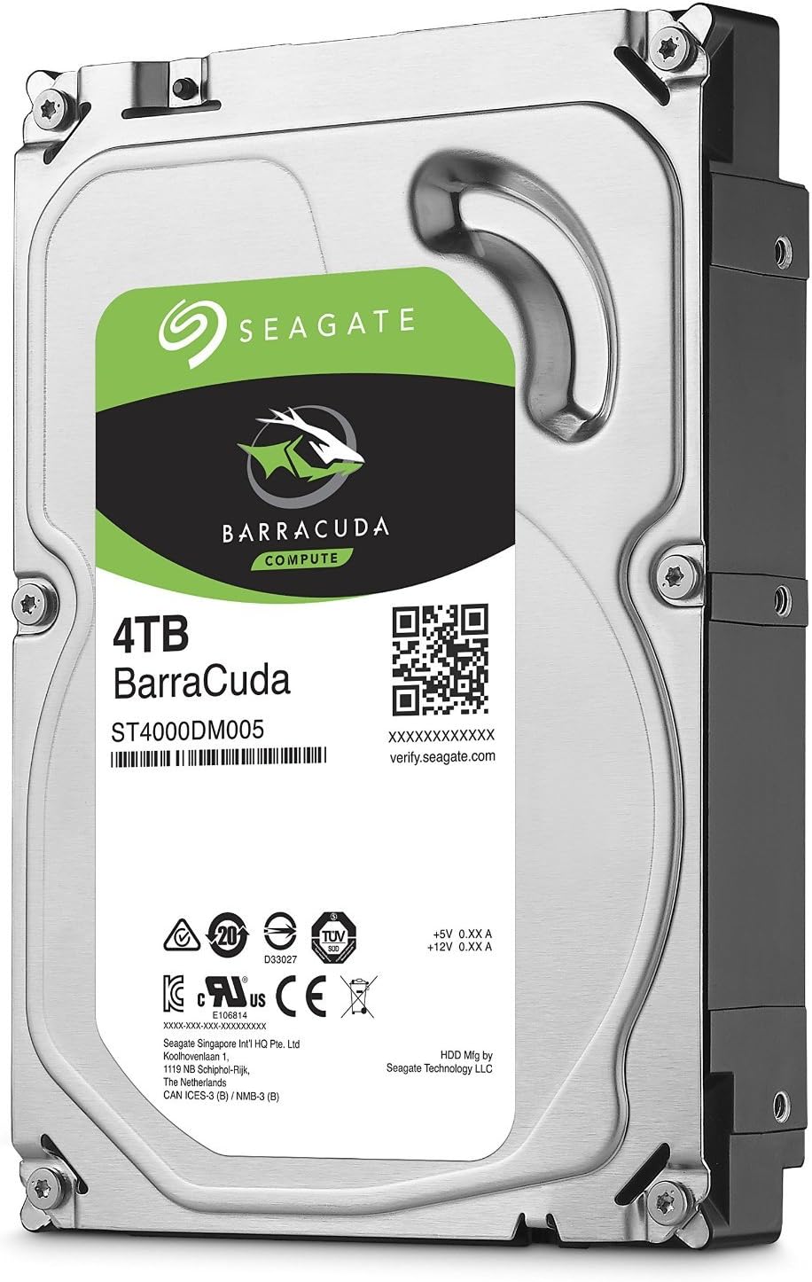 Seagate BarraCuda 4 TB 3.5 inch Internal Hard Drive (64 MB Cache SATA 6 GB/s up to 180 MB/s) - AHW Store