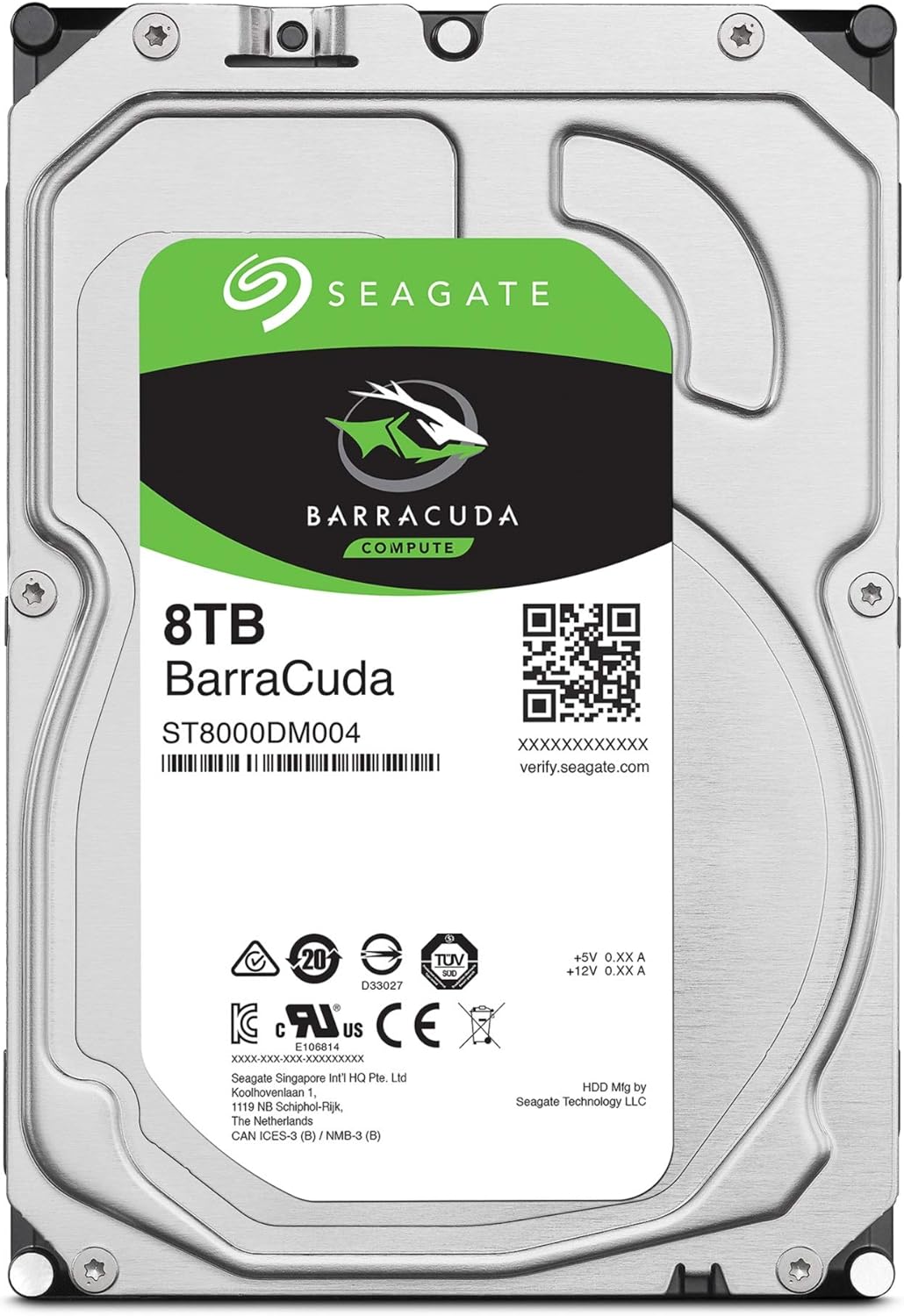 Seagate BarraCuda 8TB Internal Hard Drive HDD â€ 3.5 Inch SATA 6 Gb/s 5400 RPM 256MB Cache for Compu - AHW Store