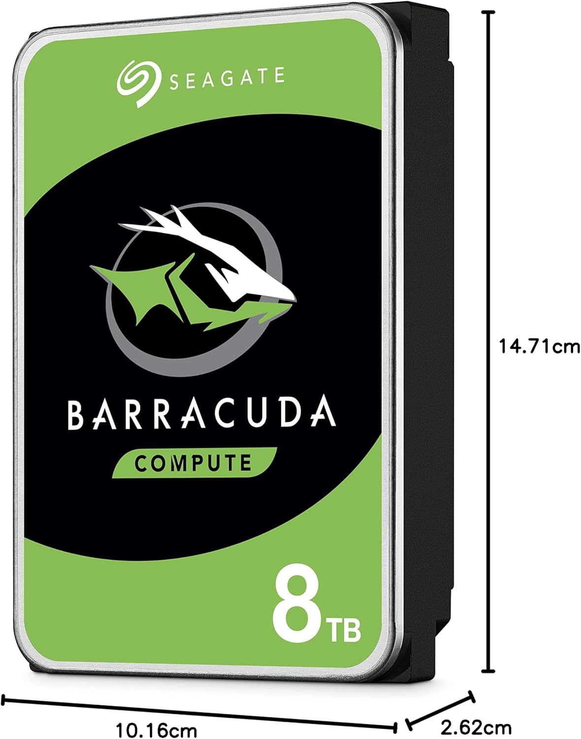 Seagate BarraCuda 8TB Internal Hard Drive HDD â€ 3.5 Inch SATA 6 Gb/s 5400 RPM 256MB Cache for Compu - AHW Store