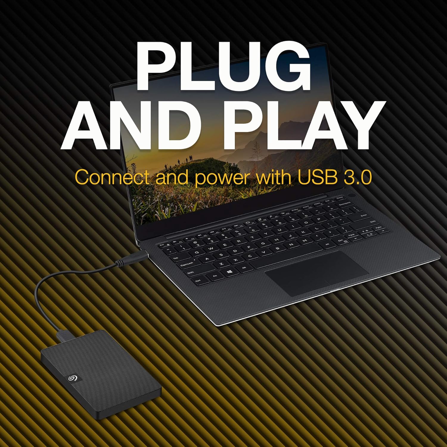 Seagate Expansion, 2 TB, External Hard Drive HDD, 2.5 Inch, USB 3.0, PC & Notebook, 2 Years Rescue S - AHW Store