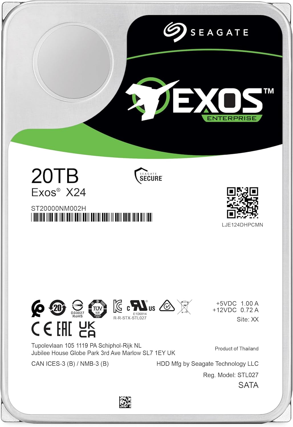 Seagate Hard Drives ST20000NM002H 3.5 20 TB - AHW Store
