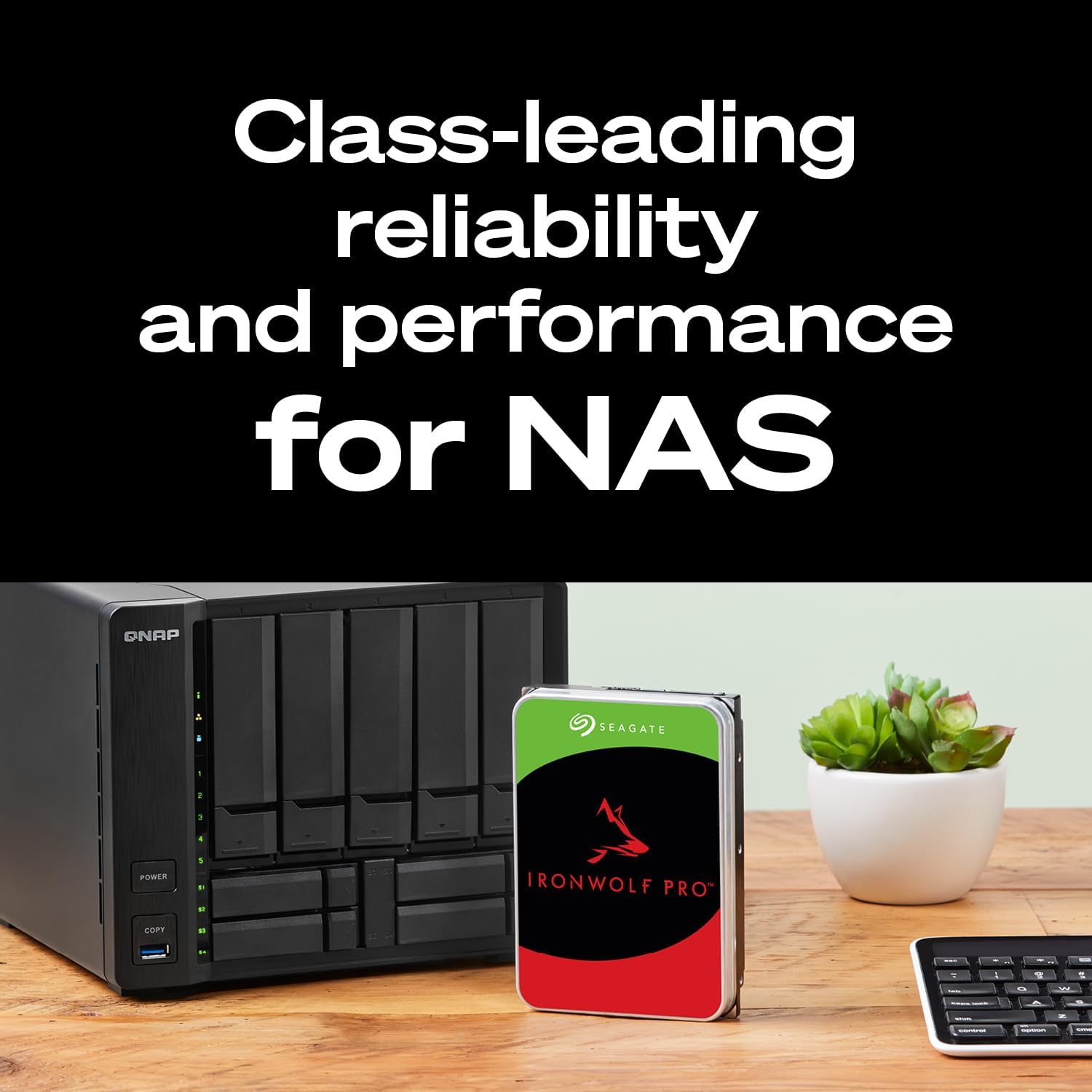 Seagate IronWolf Pro, 20 TB, Enterprise NAS Internal HDD –CMR 3.5 Inch, SATA 6 Gb/s, 7,200 RPM, 256 - AHW Store
