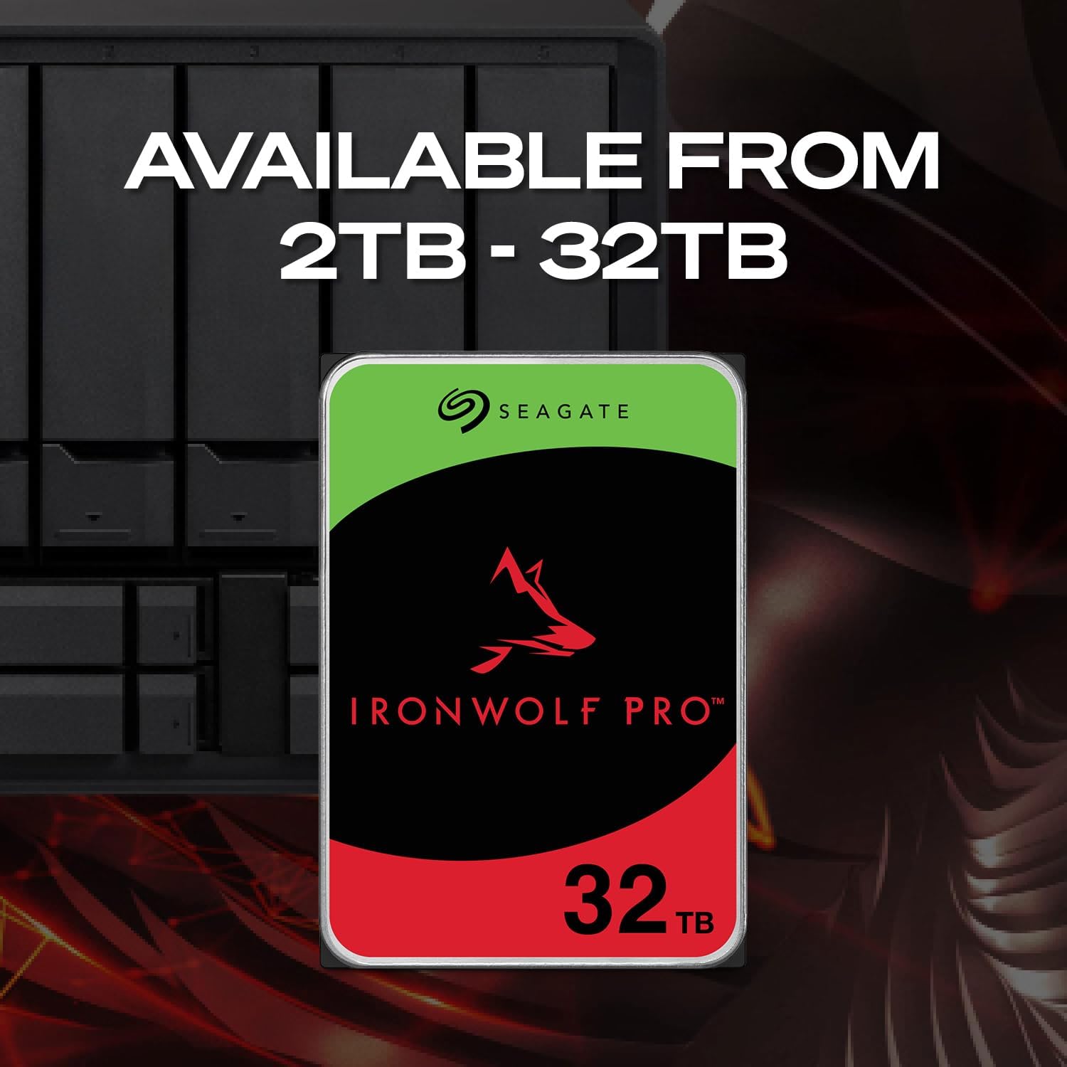 Seagate IronWolf Pro, 20 TB, Enterprise NAS Internal HDD –CMR 3.5 Inch, SATA 6 Gb/s, 7,200 RPM, 256 - AHW Store