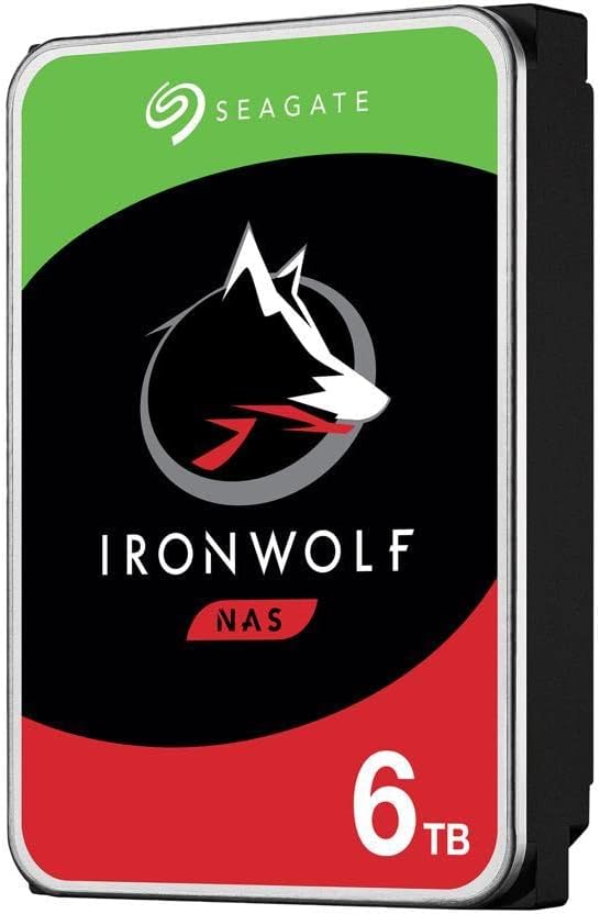 Seagate IronWolf ST6000VN001 6 TB Hard Drive - 3.5 Internal - SATA (SATA/600) - Storage System Devic - AHW Store