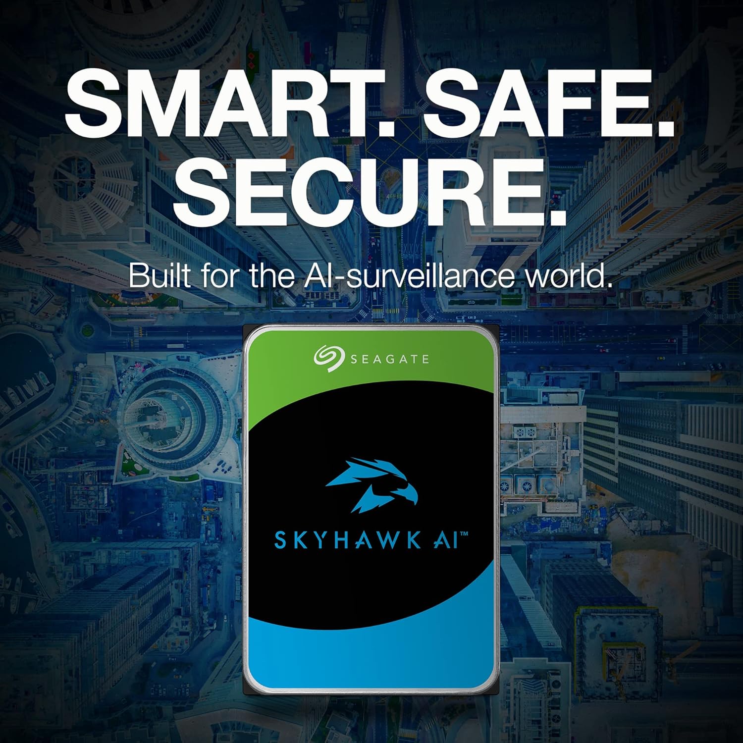 Seagate Skyhawk AI 8TB Surveillance Internal Hard Drive HDD–3.5 Inch SATA 6Gb/s 256MB Cache + Drive - AHW Store