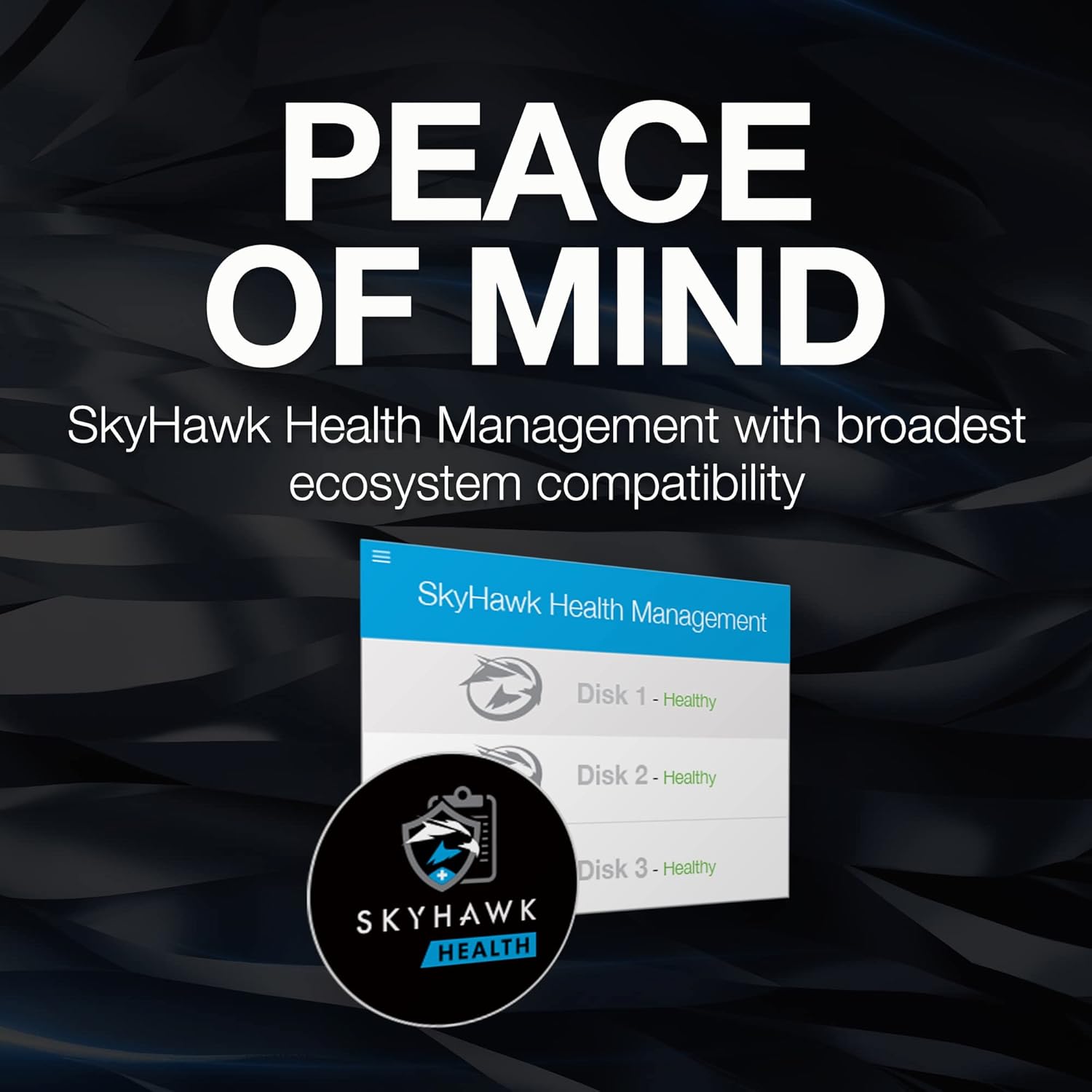 Seagate Skyhawk AI 8TB Surveillance Internal Hard Drive HDD–3.5 Inch SATA 6Gb/s 256MB Cache + Drive - AHW Store