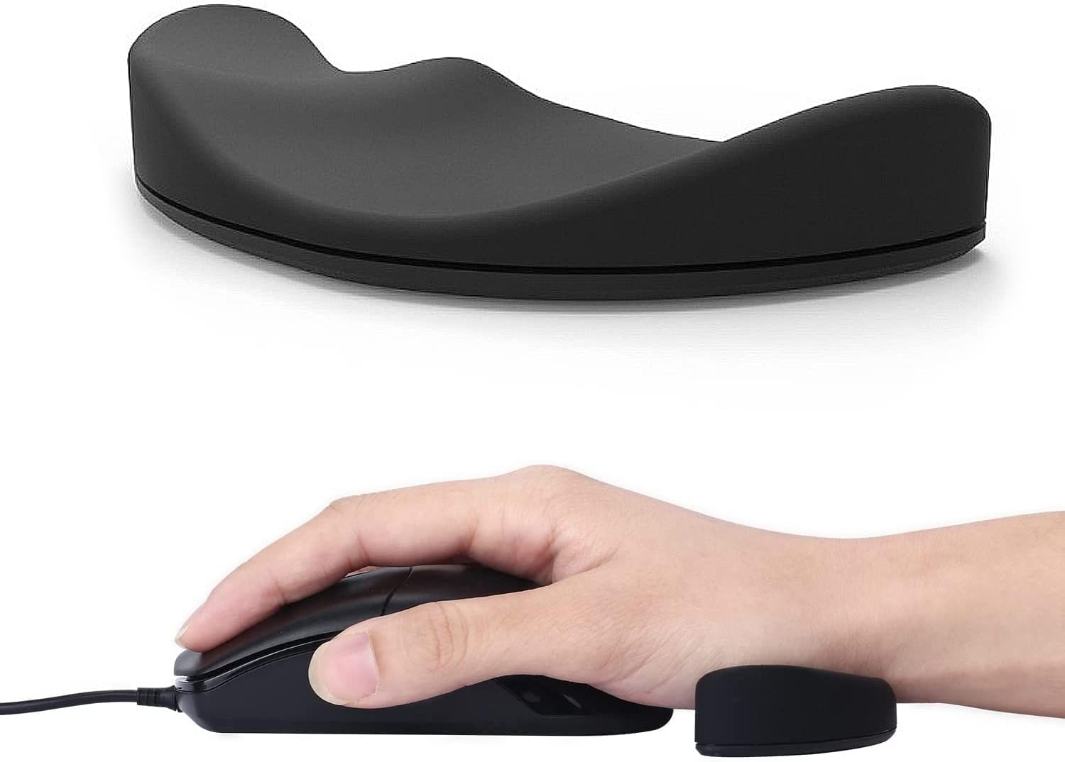 Showday Ergonomic Gliding Mouse Wrist Rest - Moving Palm Support Pad for Carpal Tunnel Pain Relief E - AHW Store