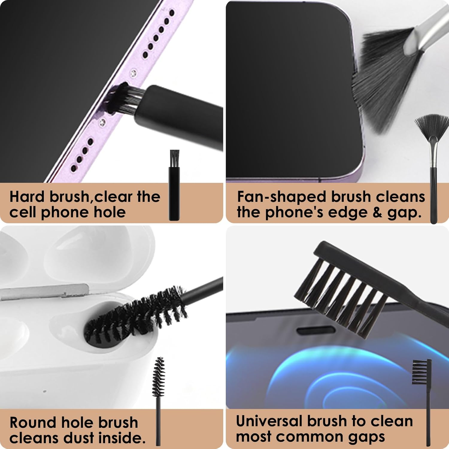 Simpeak 18 - in - 1 Electronic Cleaning Kit, Keyboard, Laptop, Phone, PC Monitor, Camera Cleaner, Black, - AHW Store
