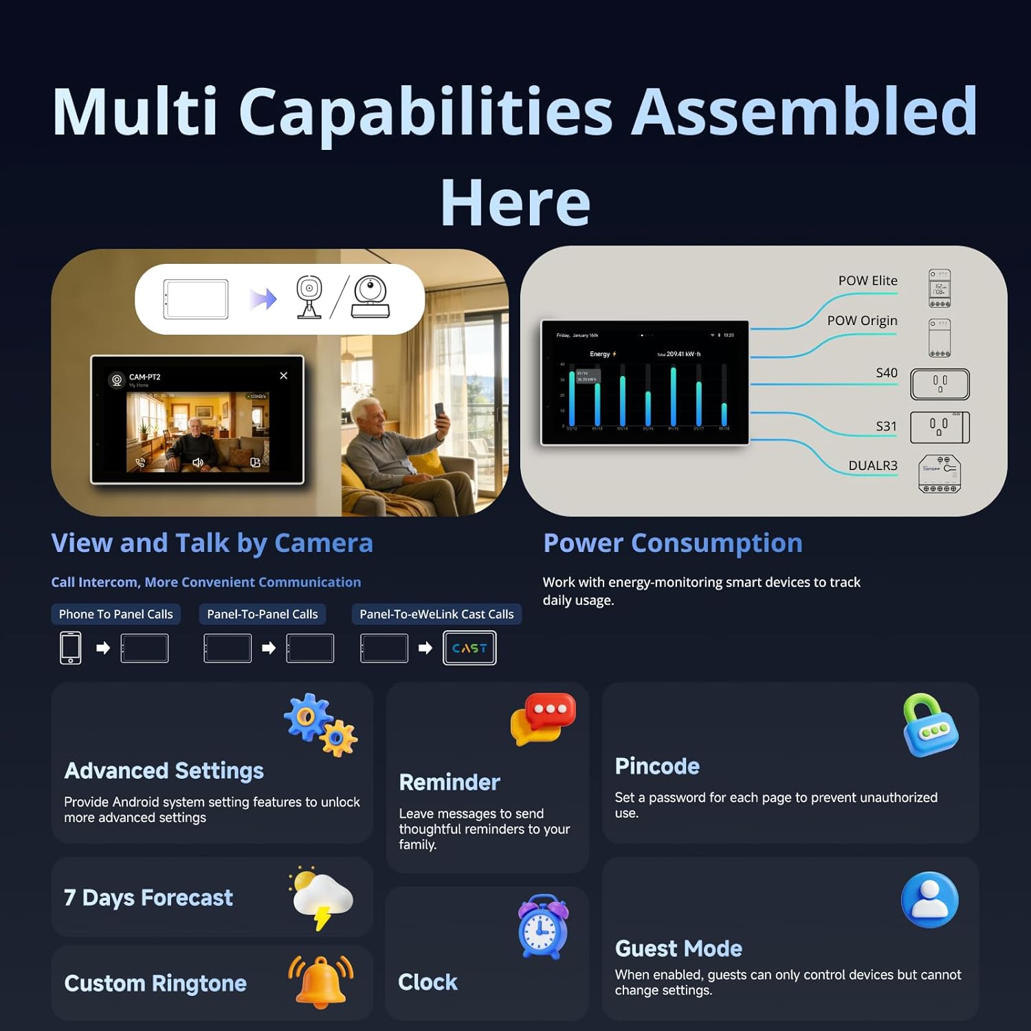 SONOFF NSPanel Pro 120 Smart Control Panel - AHW Store