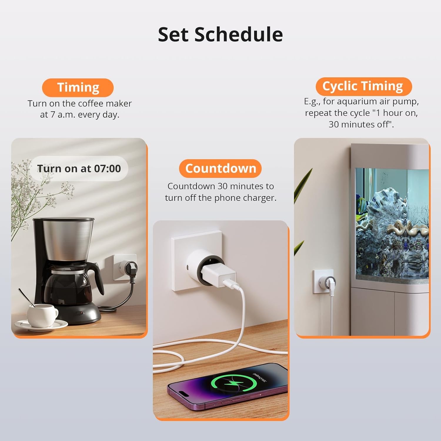 Sonoff S60TPF - WiFi smart socket with energy metering - AHW Store