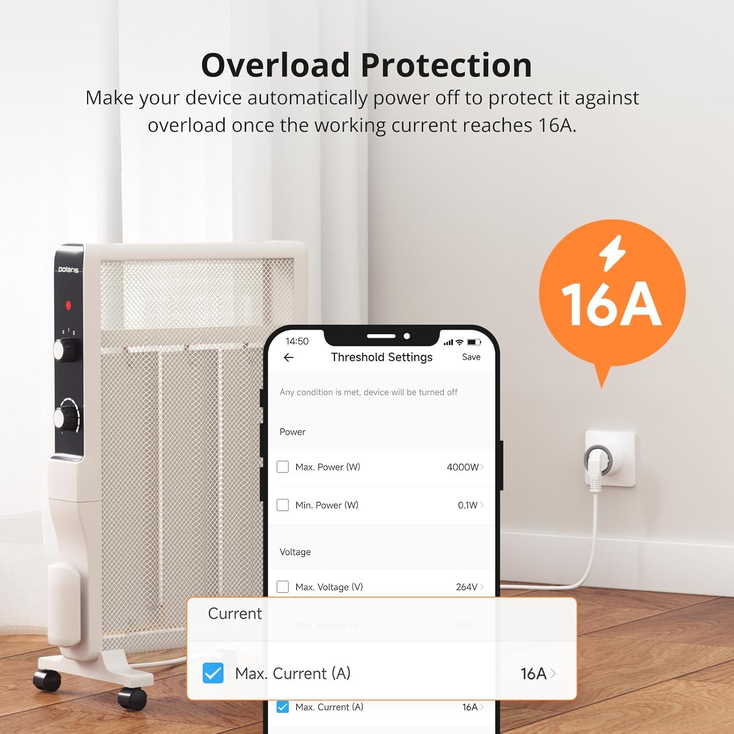 Sonoff S60TPF - WiFi smart socket with energy metering - AHW Store