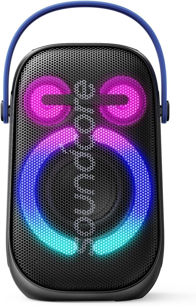 Soundcore Anker Rave Neo 2 Portable Speaker with 80W Stereo Sound, PartyCast 2.0, Light Show, IPX7 W - AHW Store
