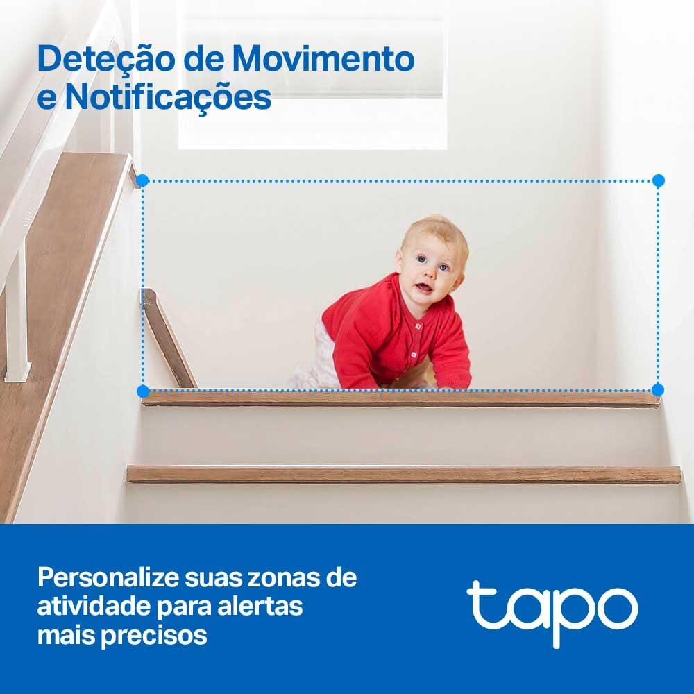Tapo c200 360 - degree smart wi - fi pan and tilt camera, 1080 p - white - AHW Store
