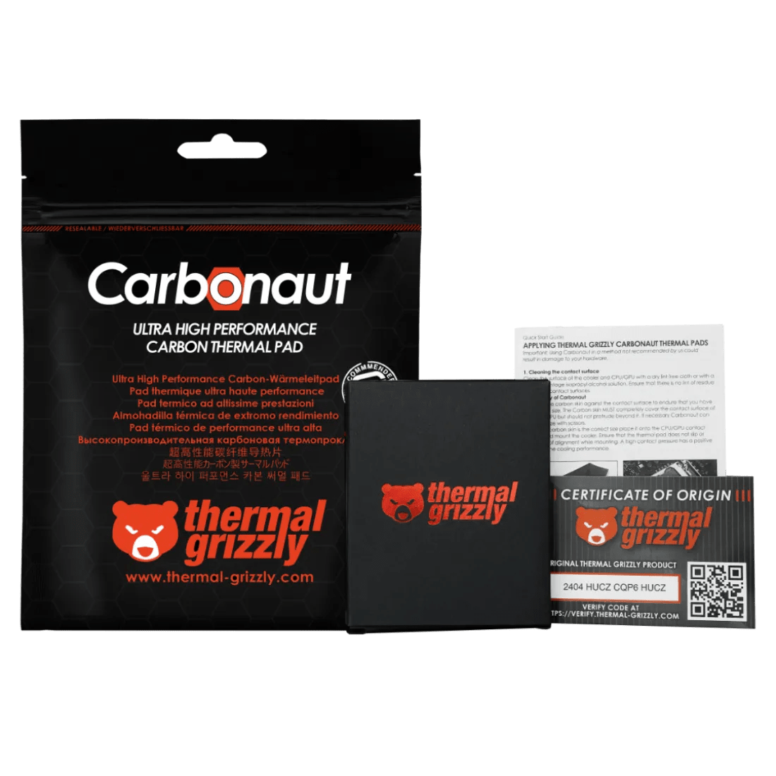Thermal Grizzly Carbonaut 32x32x0.2mm Thermal Pad - AHW Store