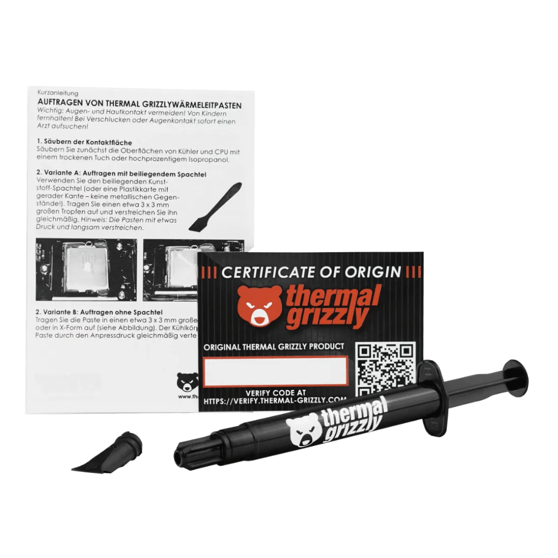 Thermal Grizzly Hydronaut 3.9G 1.5ml Thermal Paste - AHW Store