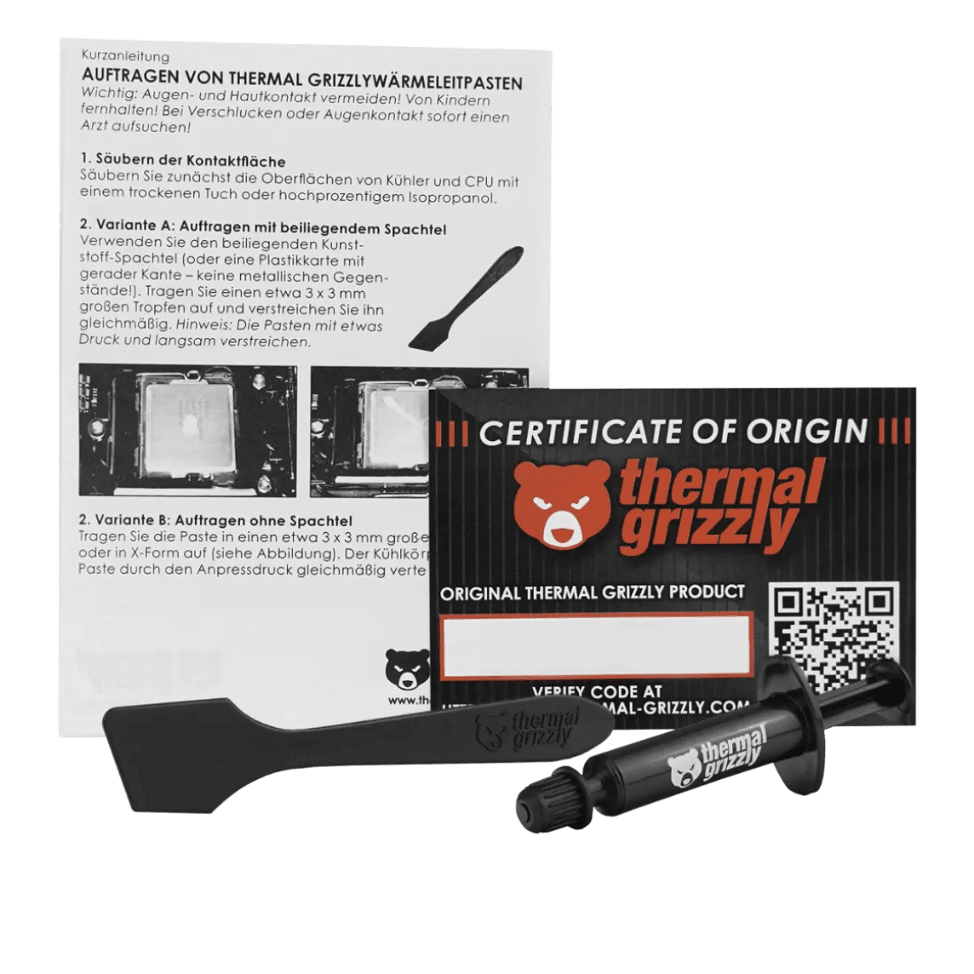 Thermal Grizzly Kryonaut 1G Thermal Paste - AHW Store