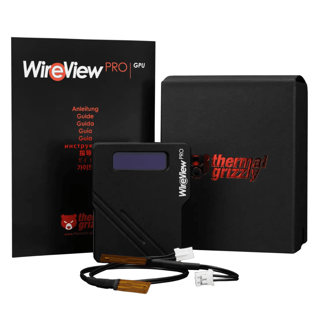 Thermal Grizzly WireView 90 Pro GPU 1x12VHPWR Normal advanced and monitoring for Graphics Cards - AHW Store