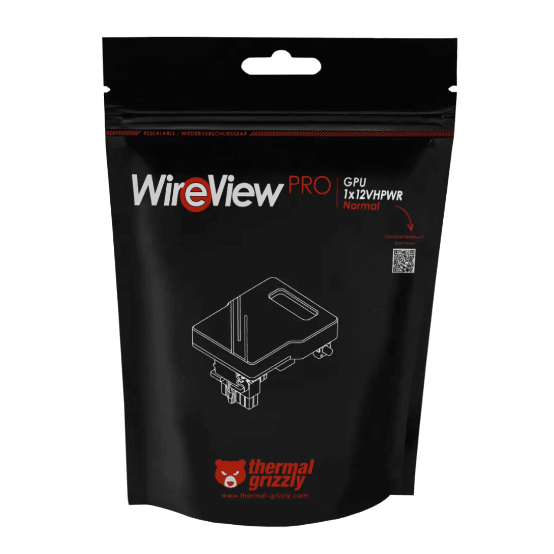 Thermal Grizzly WireView Pro GPU 1x12VHPWR Normal advanced and monitoring for Graphics Cards - AHW Store