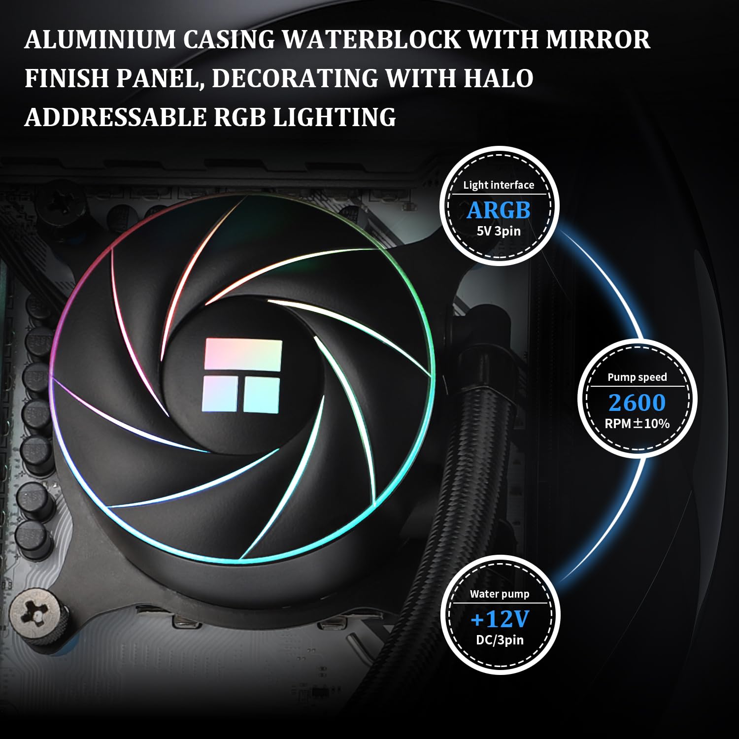 Thermalright Aqua Elite 360 ARGB V4 CPU Aio Cooler, 360 CPU Liquid Cooling, Pump Head Speed up to 64 - AHW Store