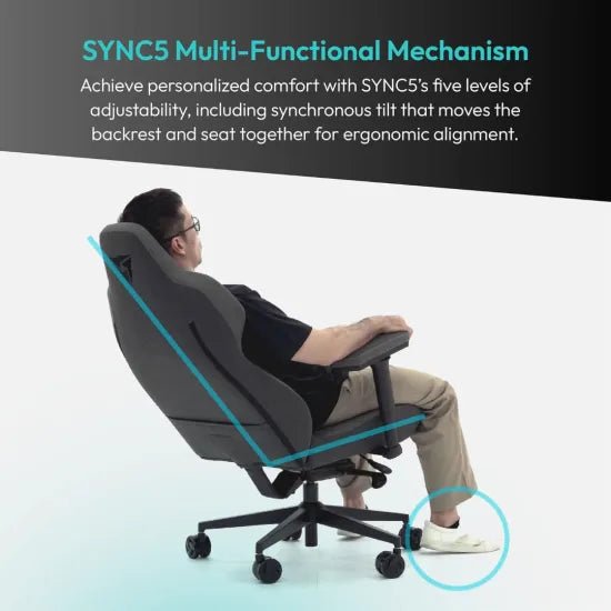 ThunderX3 Core Smart Mesh Gaming Chair - Black - AHW Store