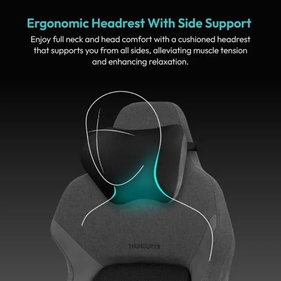 ThunderX3 Core Smart Mesh Gaming Chair - Black - AHW Store