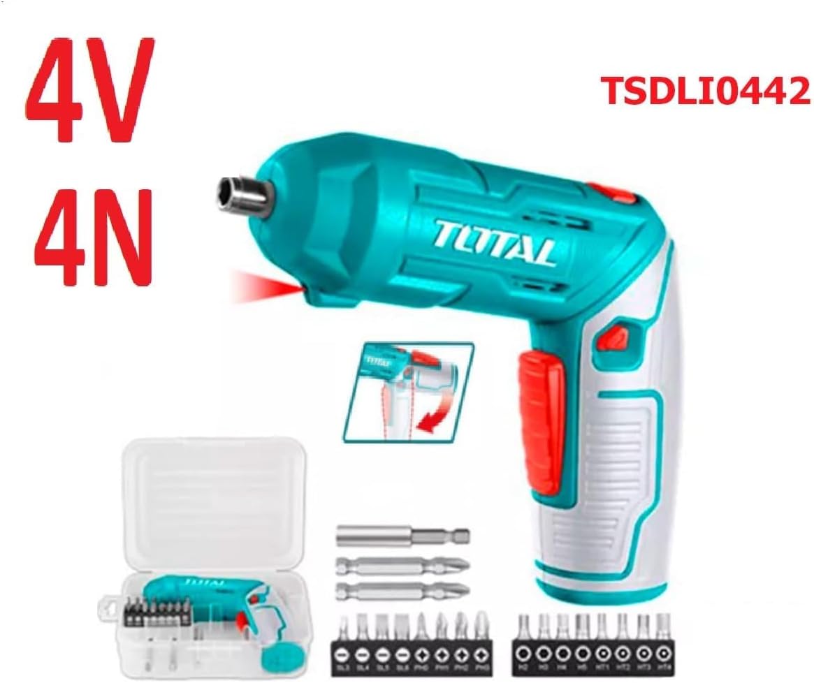 Total 4V Lithium-Ion Cordless Screwdriver - AHW Store