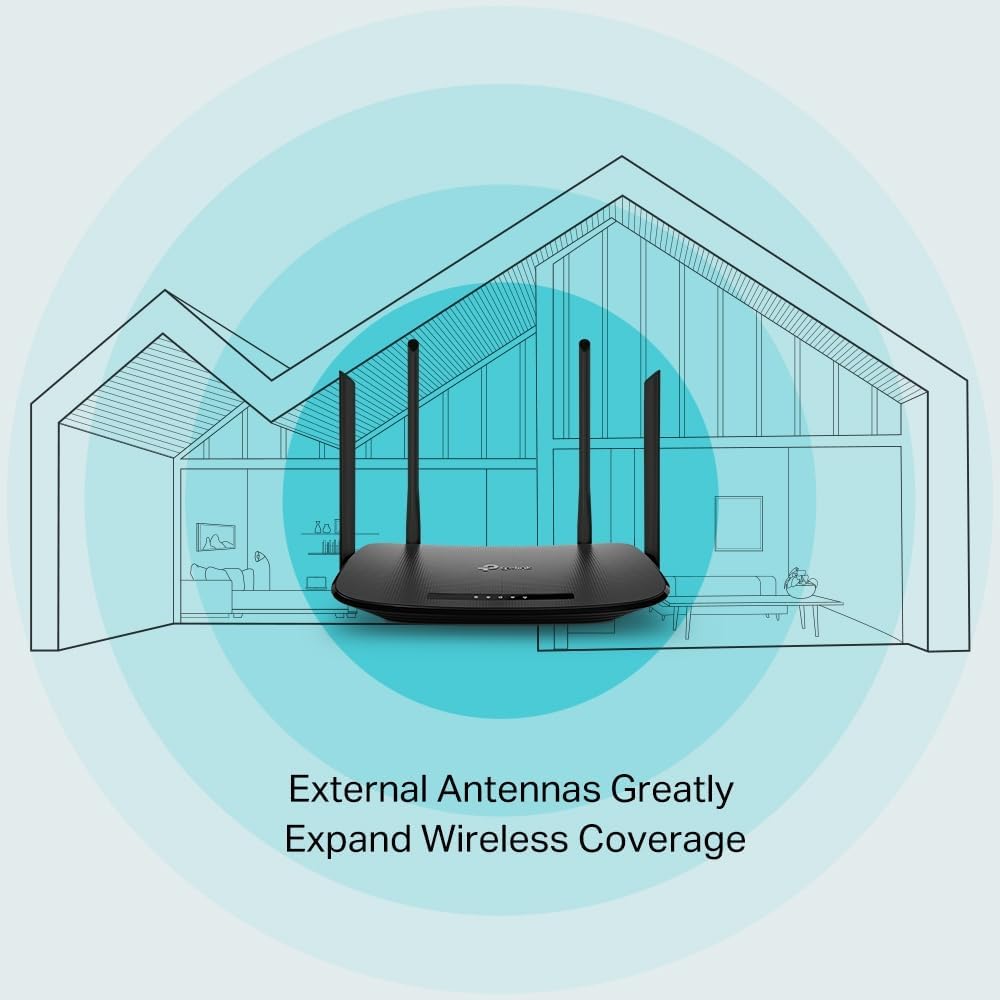 TP - Link AC1200 Archer VR300 Wireless VDSL and ADSL Modem Router - Black - AHW Store