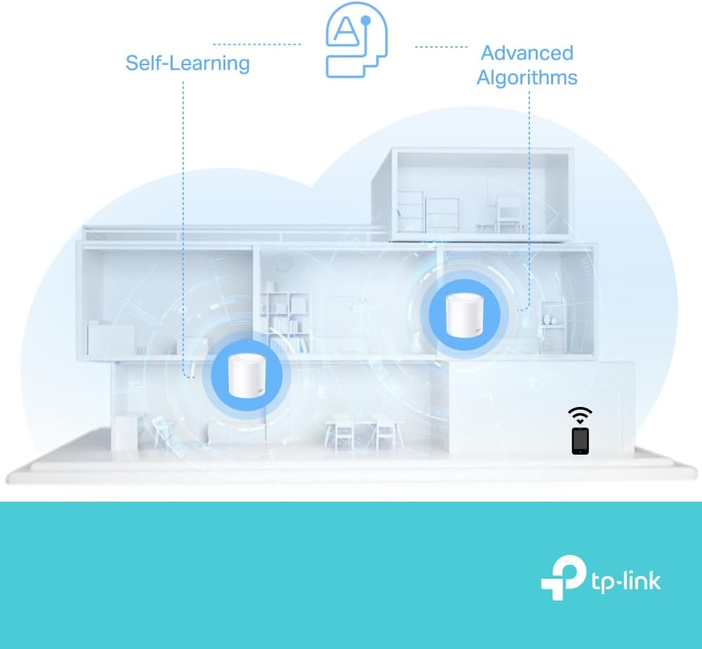 TP - Link Deco X10 AX1500 Whole Home Mesh Wi - Fi 6 System 3 - Pack - AHW Store