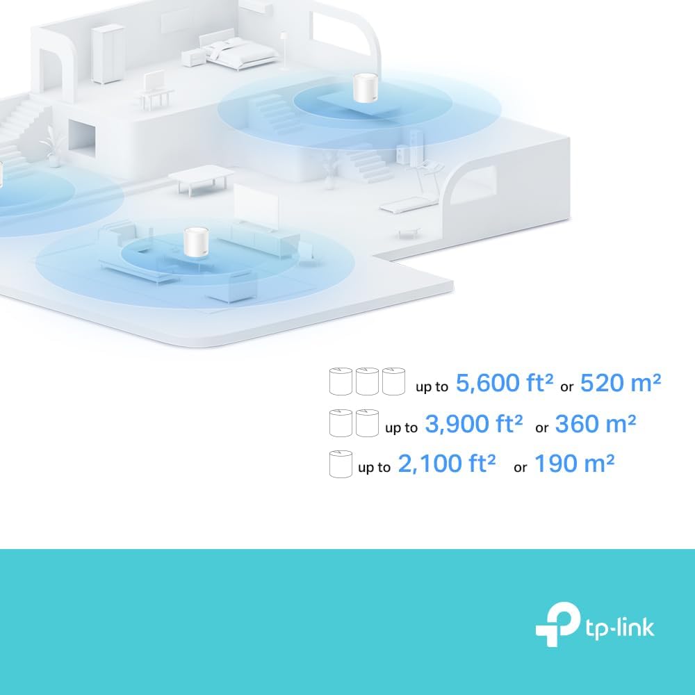TP - Link Deco X10 AX1500 Whole Home Mesh Wi - Fi 6 System 3 - Pack - AHW Store
