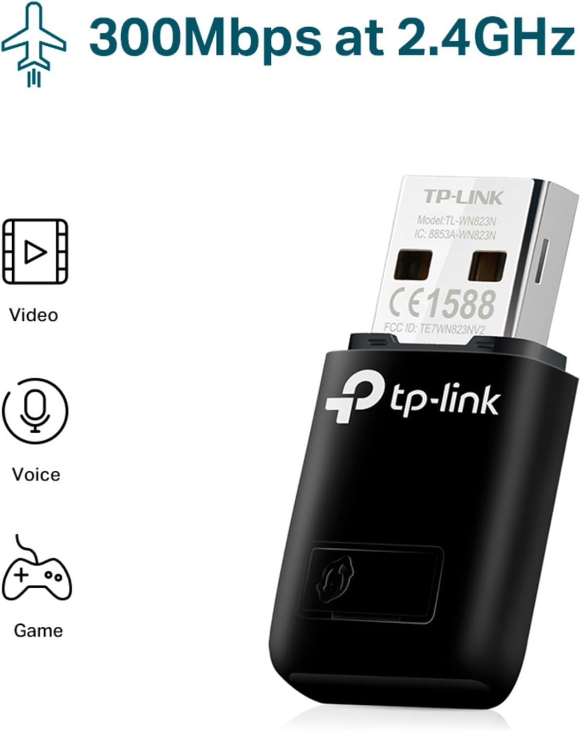TP-Link TL-WN823N 300Mbps USB Adapter - AHW Store