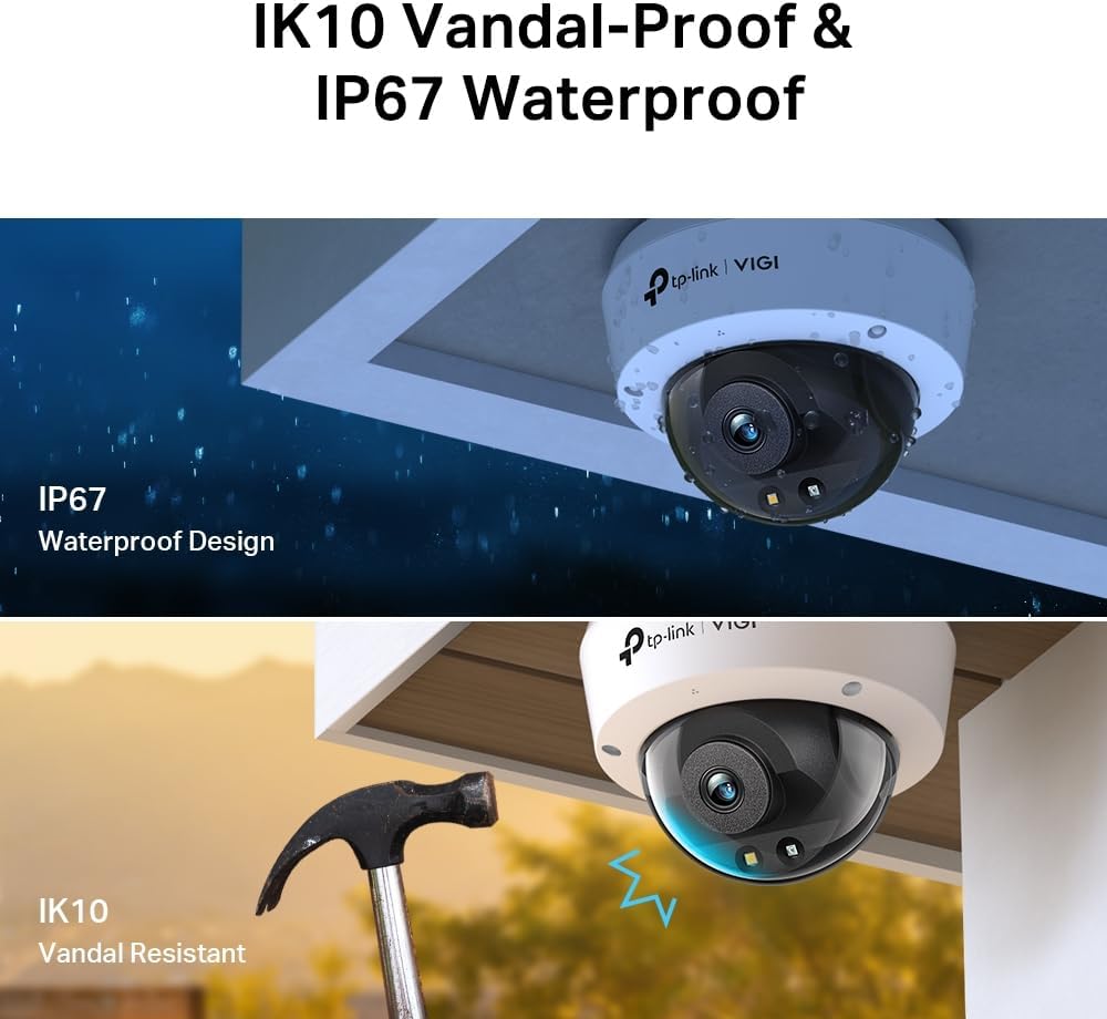 TP-Link VIGI 5MP Dome Security Camera - AHW Store
