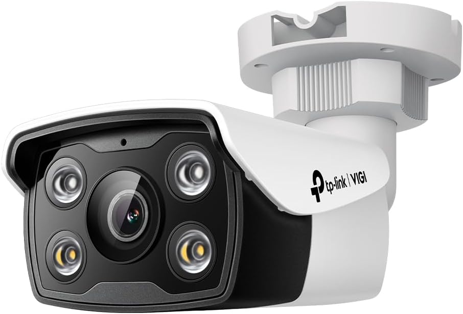 TP - Link VIGI C350 2.8mm Lens Smart Outdoor Security Bullet Network Camera 5MP HD Full - Color Smart Vi - AHW Store