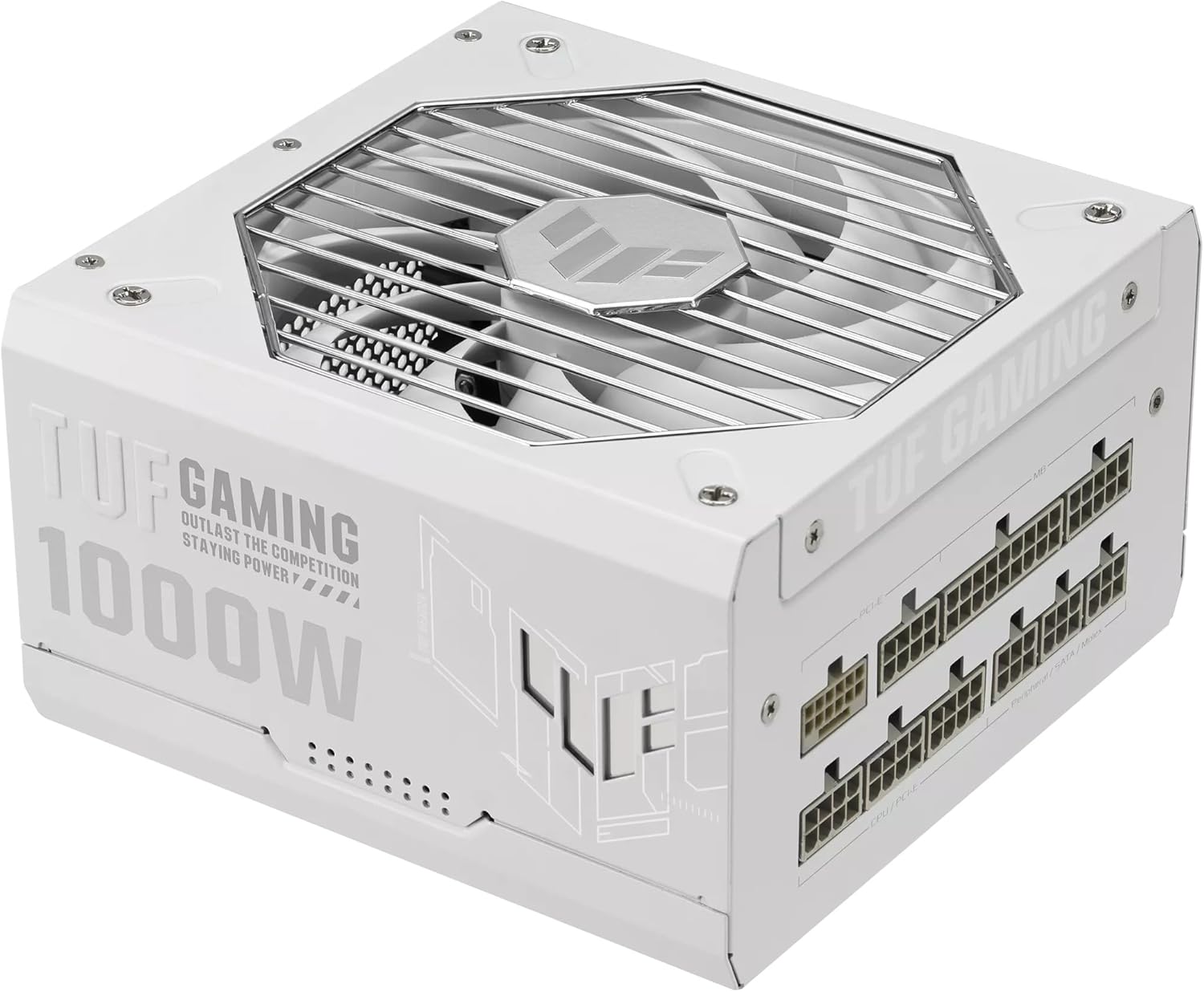 TUF 1000W Gold ATX 3.0 Fully Adjustable Power Supply with 10 Year Warranty White - AHW Store
