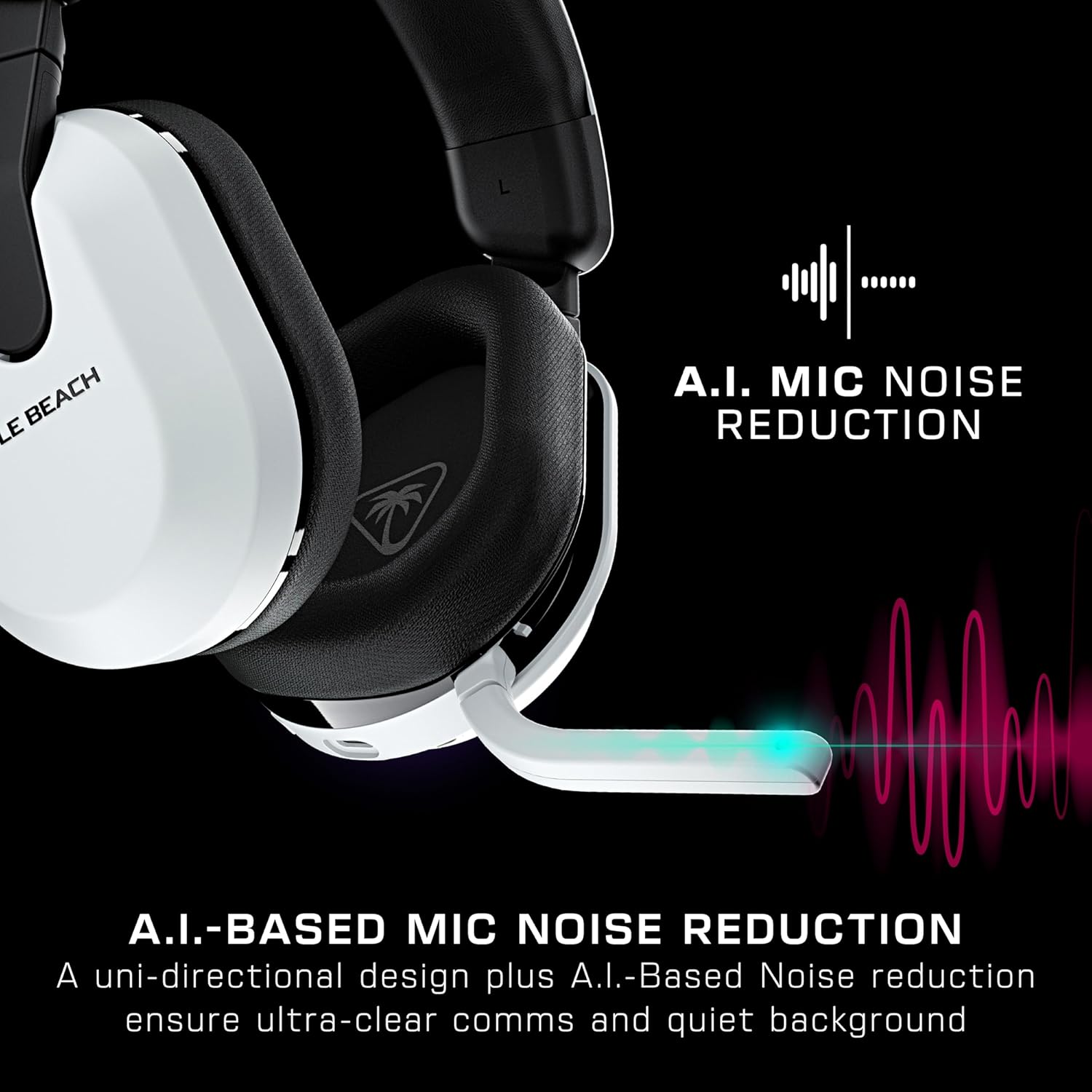 Turtle Beach Recon 600 Console White Playstation Wireless Gaming Headset w/ 80hr Battery, 50mm Earbu - AHW Store