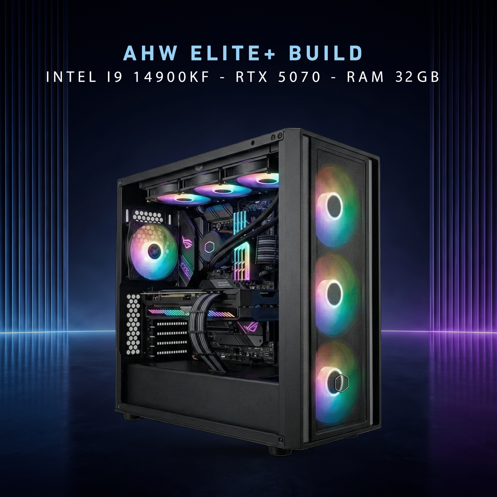 AHW Elite+ Build (Intel i9 14900KF & RTX 5070 & 32GB RAM)