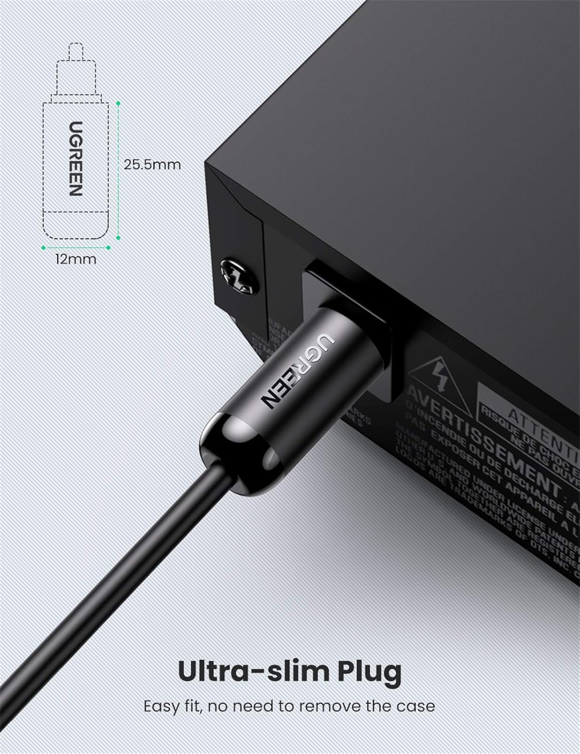 UGREEN 2M Toslink Optical Audio Cable - AHW Store