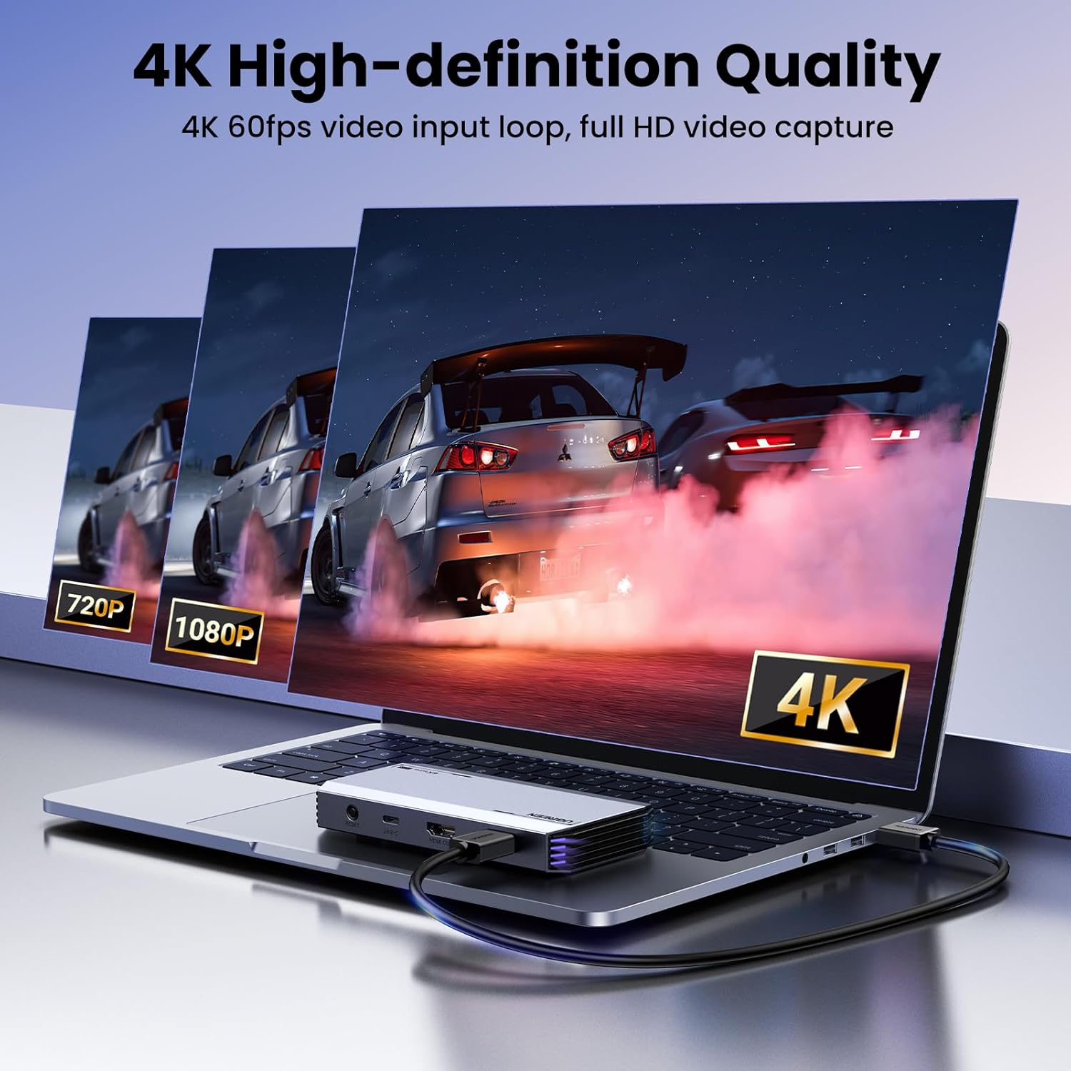 UGREEN 4K@60Hz Capture Card, Ultra HD HDMI Video Capture Card 1080P@240Hz USB 3.0 Ultra - Low Latency - AHW Store