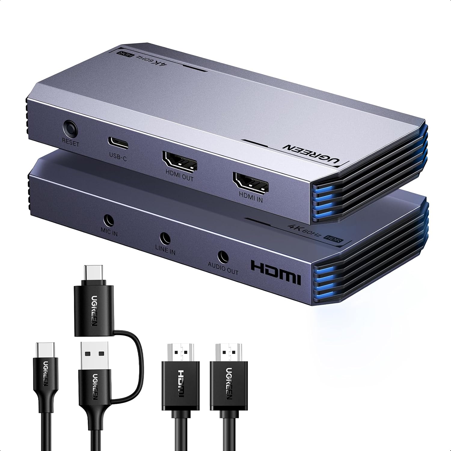 UGREEN 4K@60Hz Capture Card, Ultra HD HDMI Video Capture Card 1080P@240Hz USB 3.0 Ultra - Low Latency - AHW Store