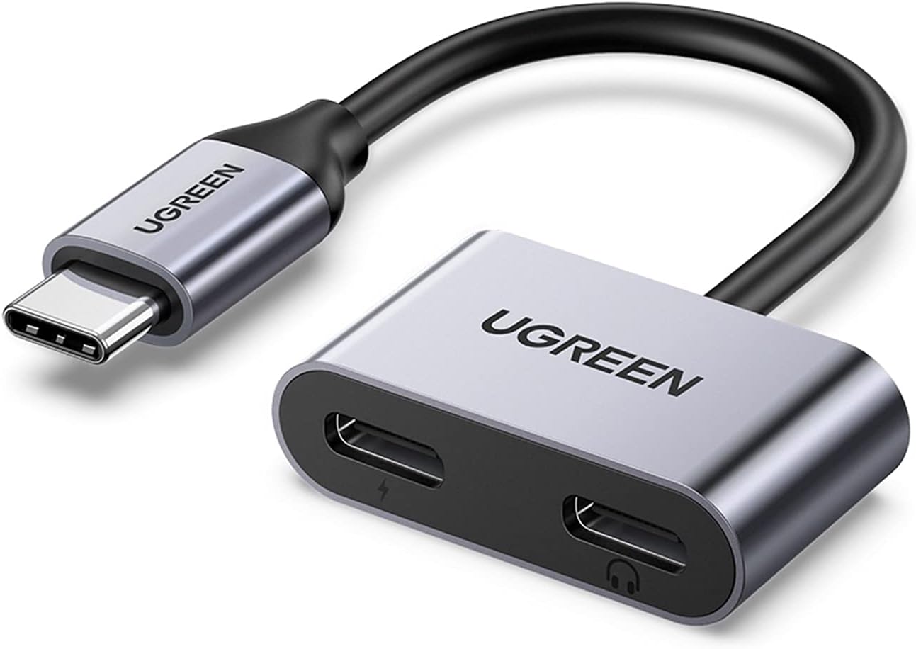 UGREEN 60165 2 - in - 1 USB - C to Audio & Charging Adapter Compatible with iPad Pro, Samsung - AHW Store