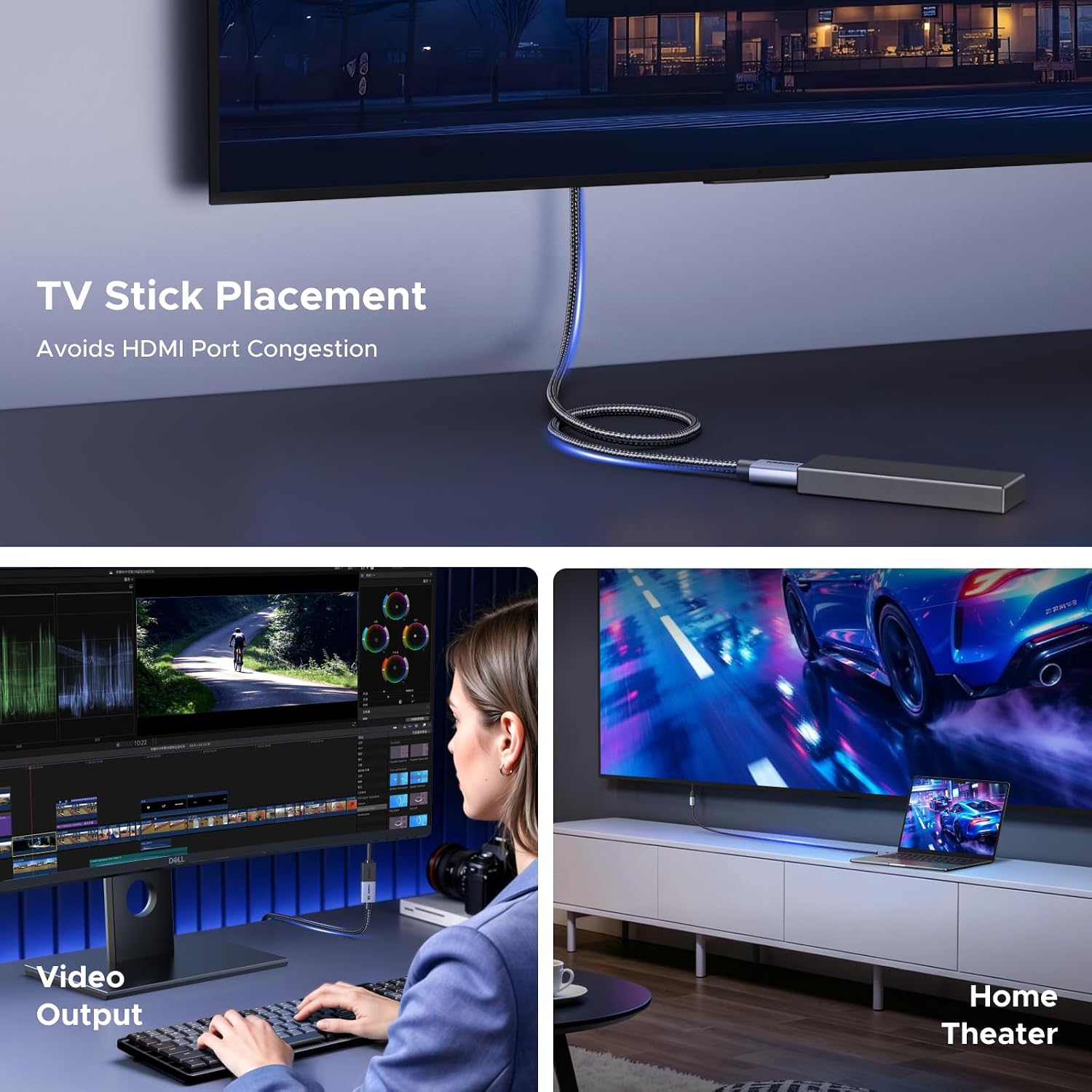 UGREEN 8K HDMI Extension Cable Adapter - AHW Store