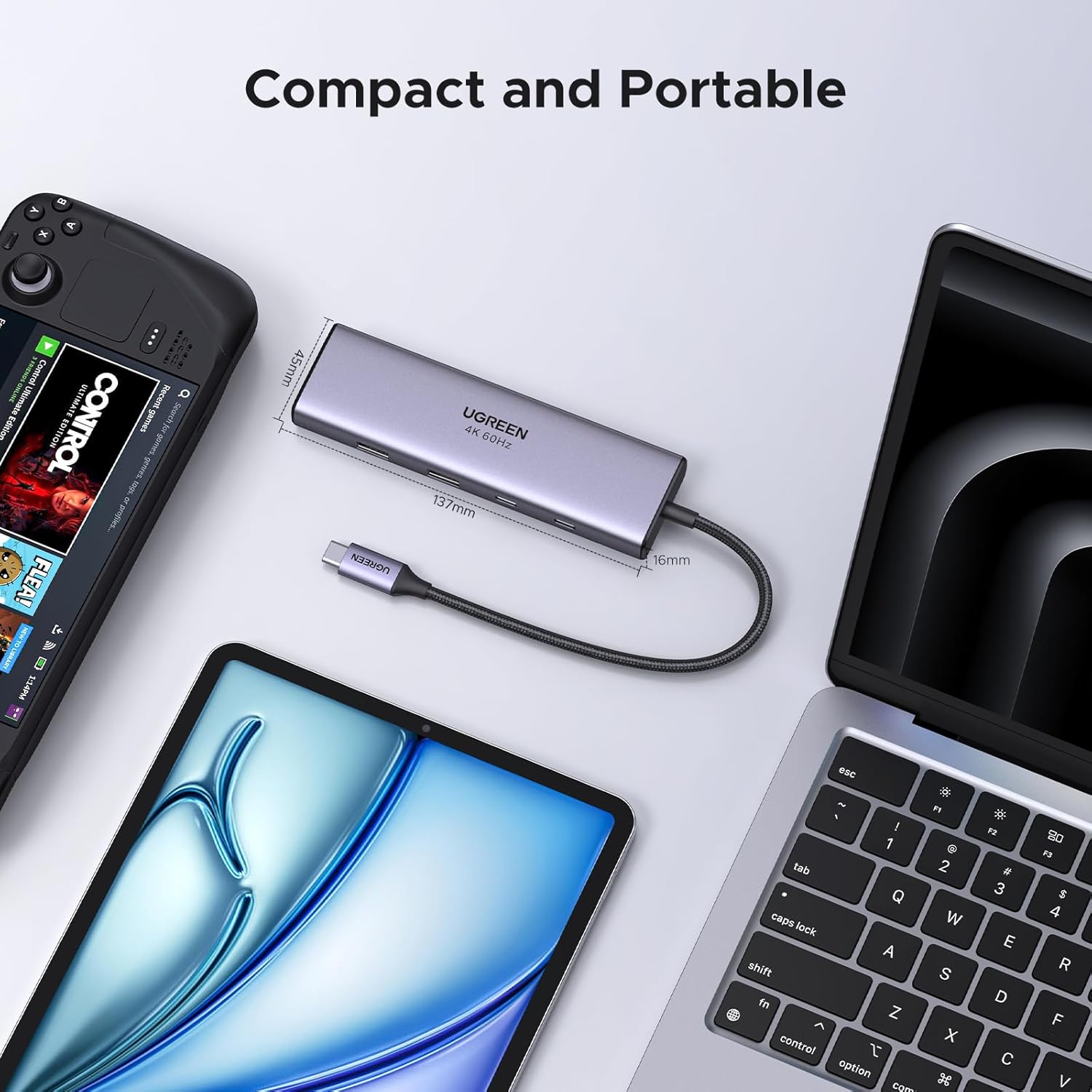 UGREEN 9 - in - 1 USB - C HUB 2xUSB - A 3.0 + USB - C 100W PD + 2xUSB - C 3.0 + SD/TF CM498 - 15375 - AHW Store