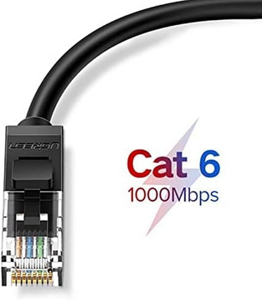 UGREEN Cat 6 Ethernet Cable 25m Black - AHW Store